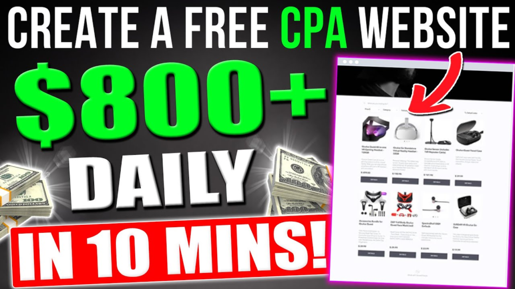 Tutorial Kilat Bikin Website Afiliasi CPA dengan Spreadsheet dan Traffic Gratis, Income $1000 Per Hari!