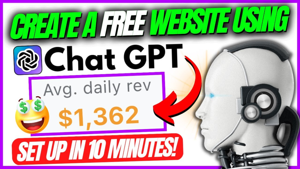 Rahasiakan Penghasilan Hingga $500/Hari dengan Website Gratis dari ChatGPT!